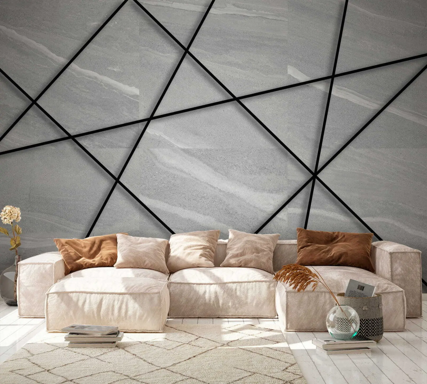 Шпалери Геометричний узор u16341