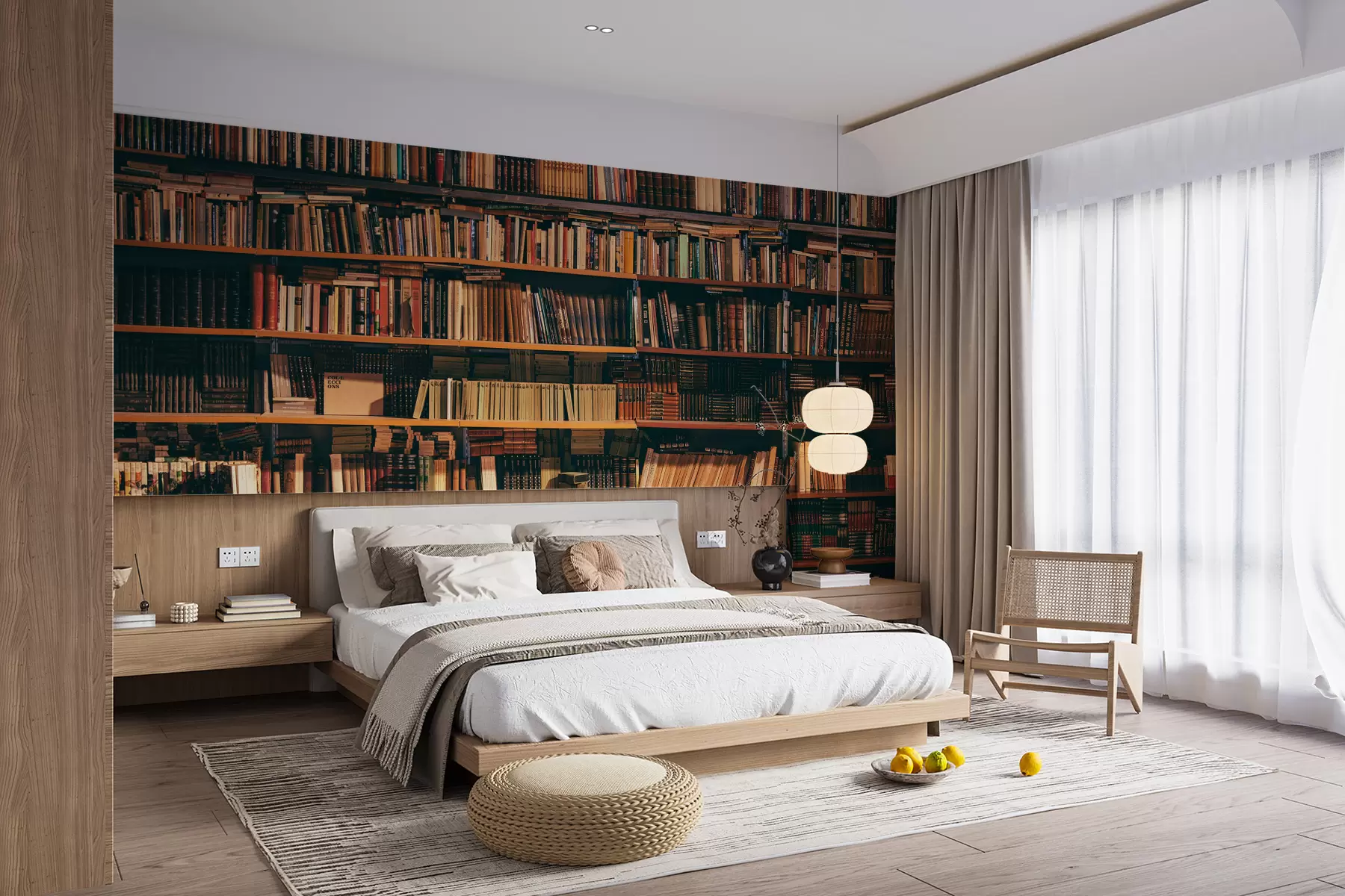 Шпалери Велика бібліотека u40004