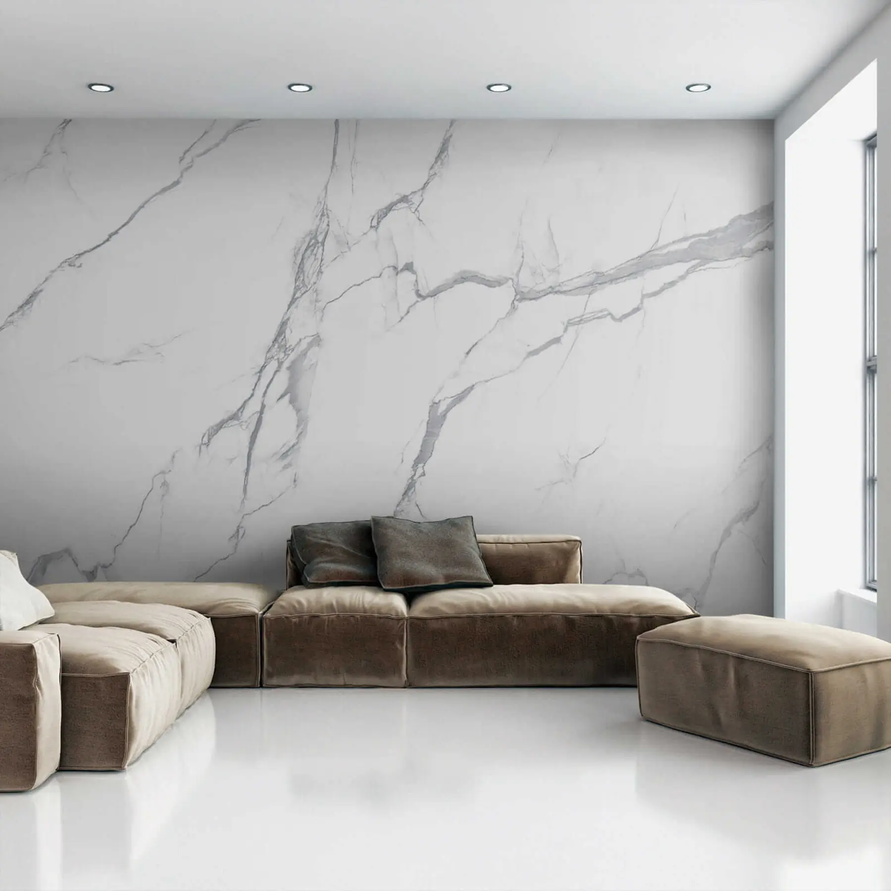 Шпалери Сірі розводи u42049