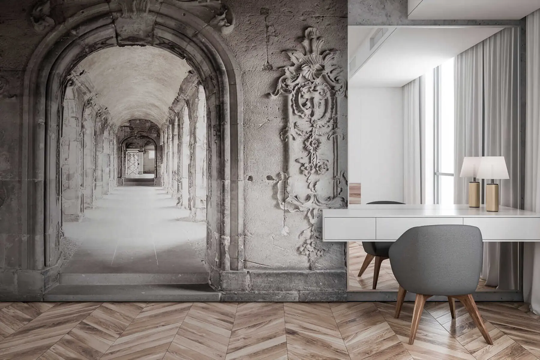 Шпалери Стародавня арка u50439