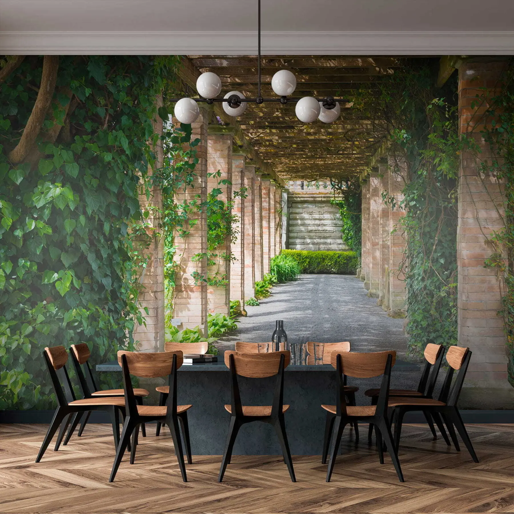 Шпалери Зелений коридор u53299