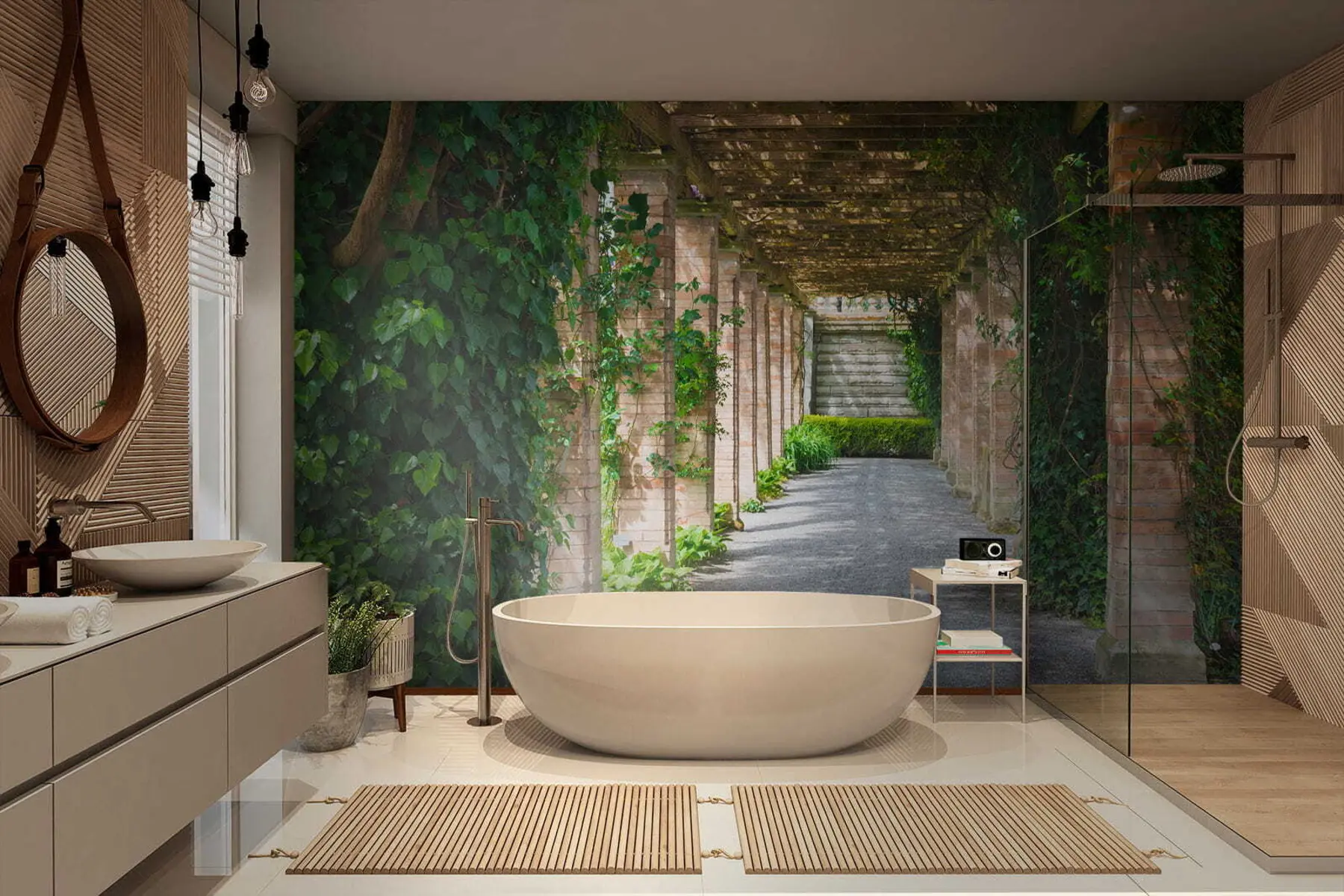 Шпалери Зелений коридор u53299