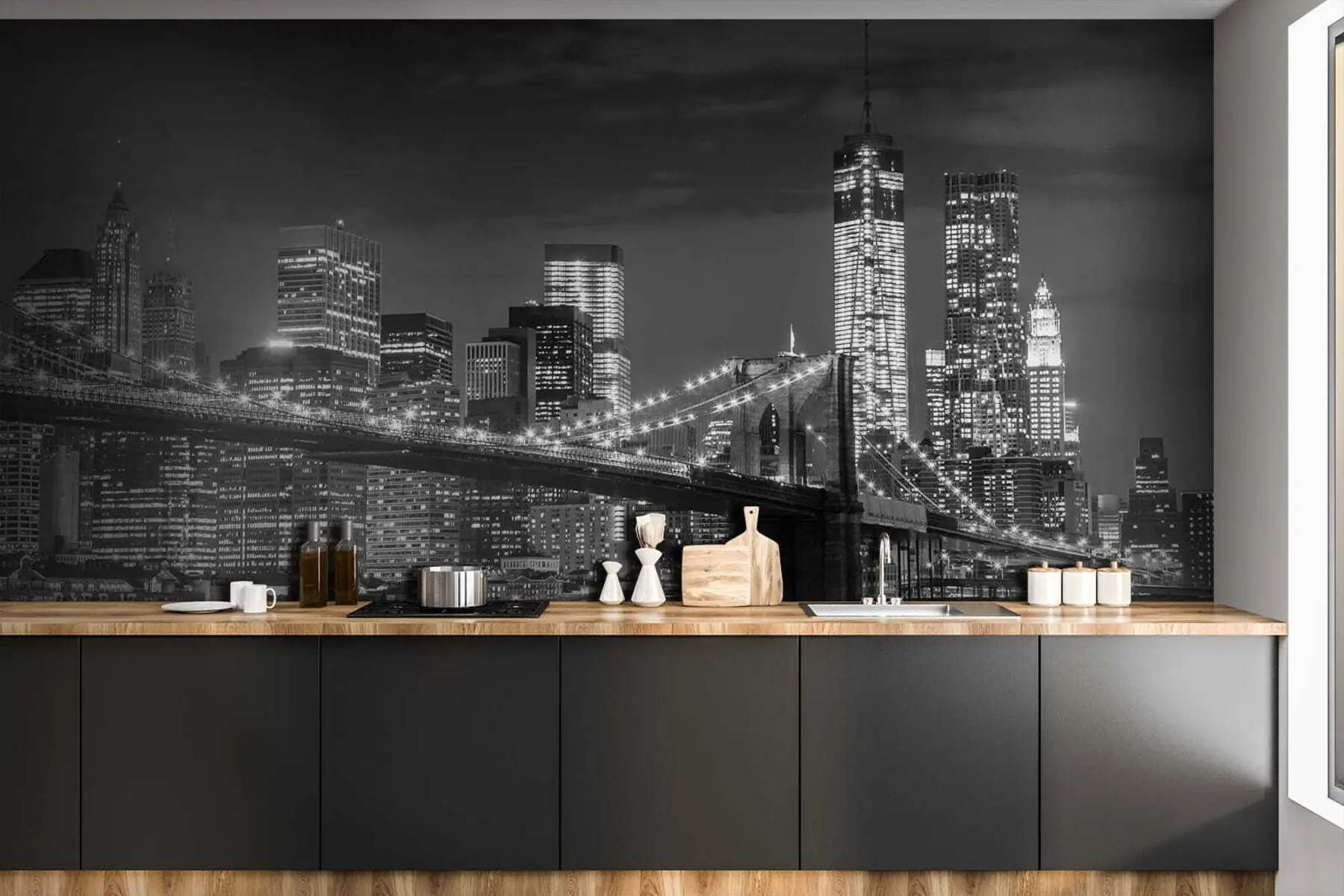 Шпалери Вогні Нью-Йорка u56428