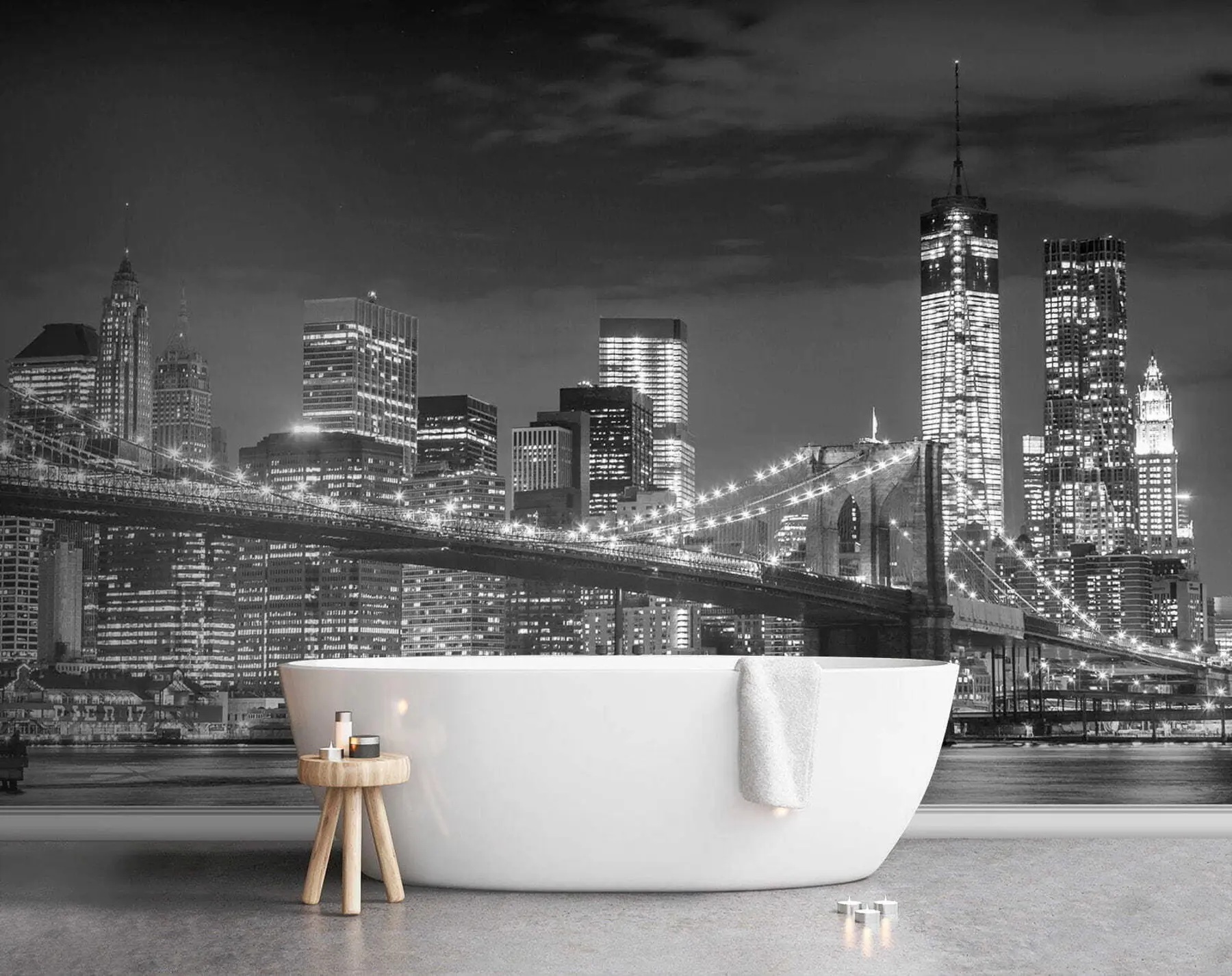 Шпалери Вогні Нью-Йорка u56428