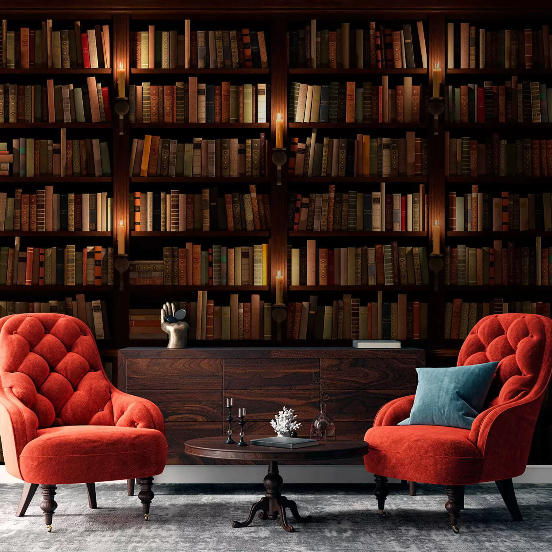 Шпалери Книжкова полиця u57072