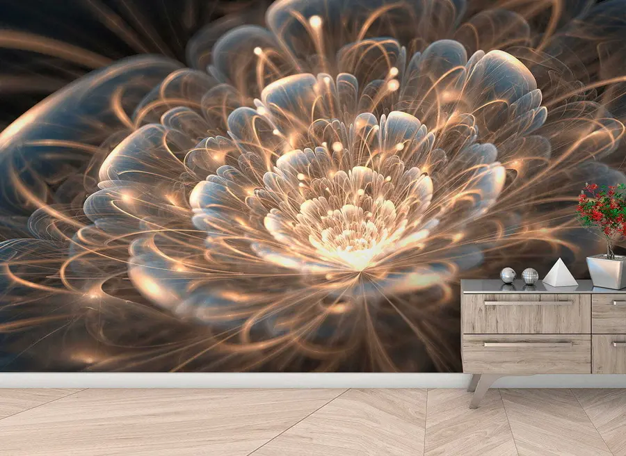 Шпалери Малювання світлом на темному тлі u59705