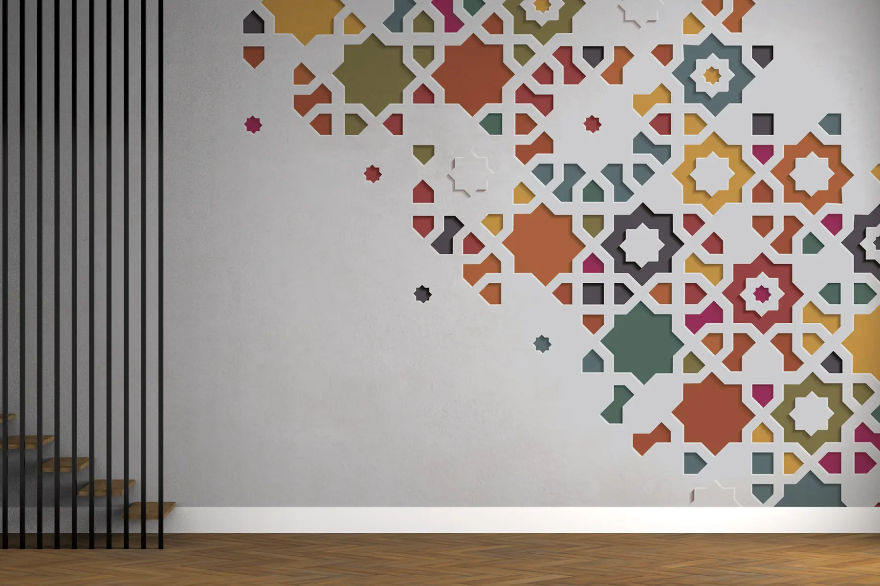 Шпалери Декоративна мозаїка w00007