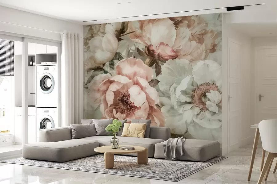 Шпалери Півонії w01291