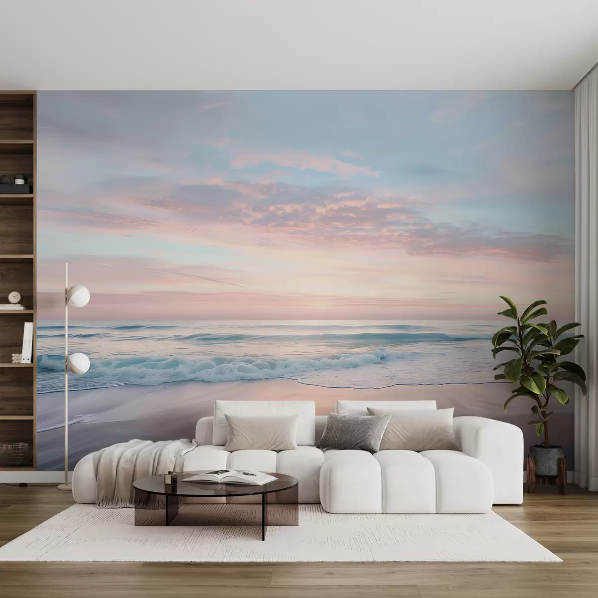 Шпалери Полога набережна біля моря w07935