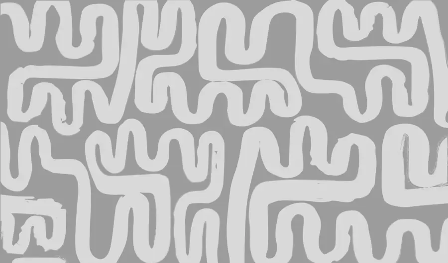 Шпалери Сірі звивисті лінії w01686v2