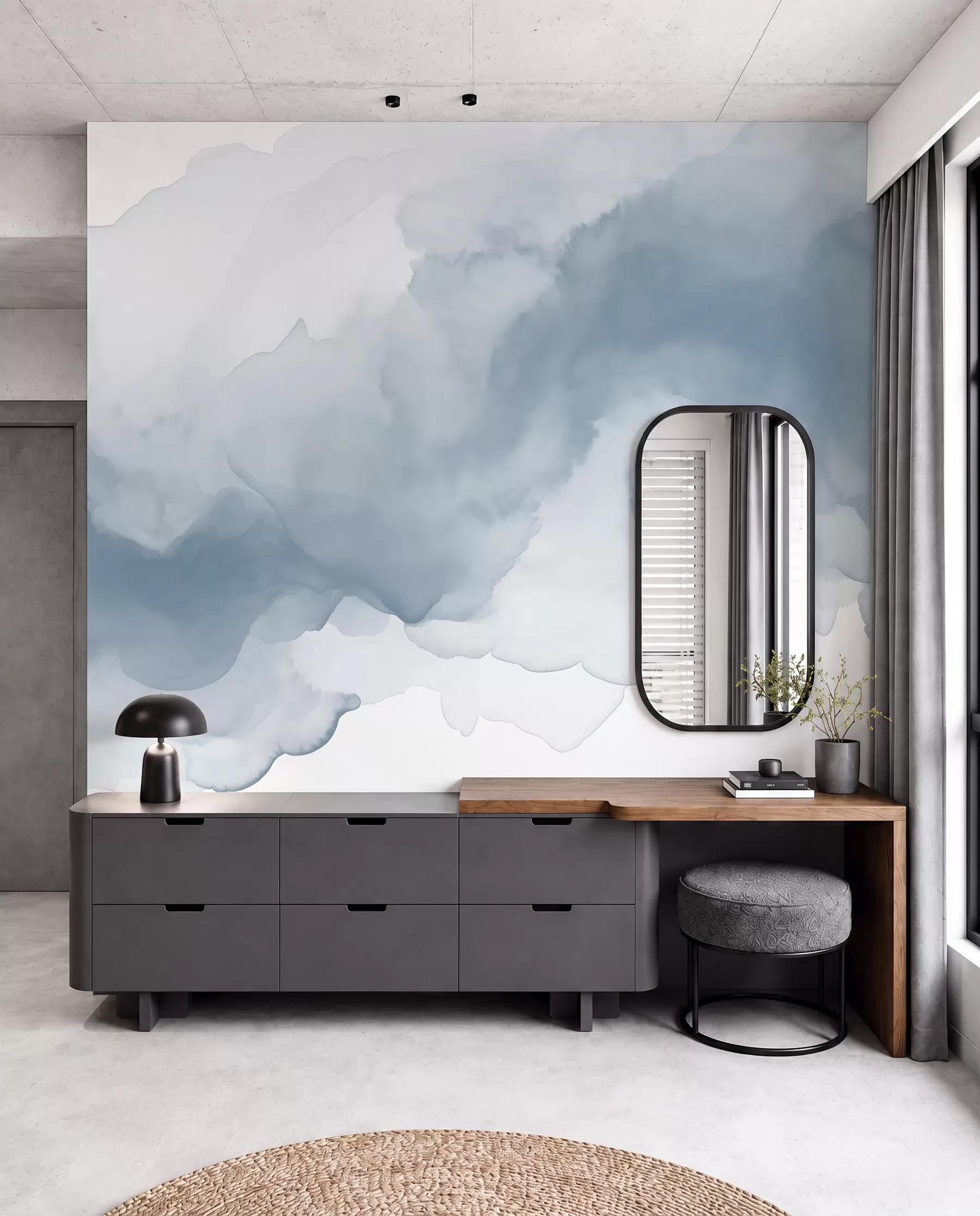 Шпалери Абстрактні розведення фарби w02114v2