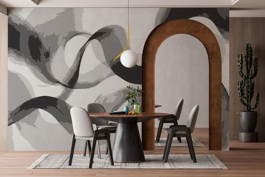 Шпалери Абстрактні хвилі w02304