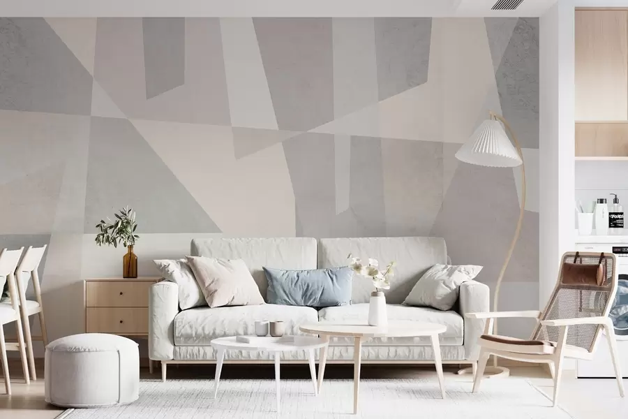 Шпалери сучасна фактурна геометрія w02445