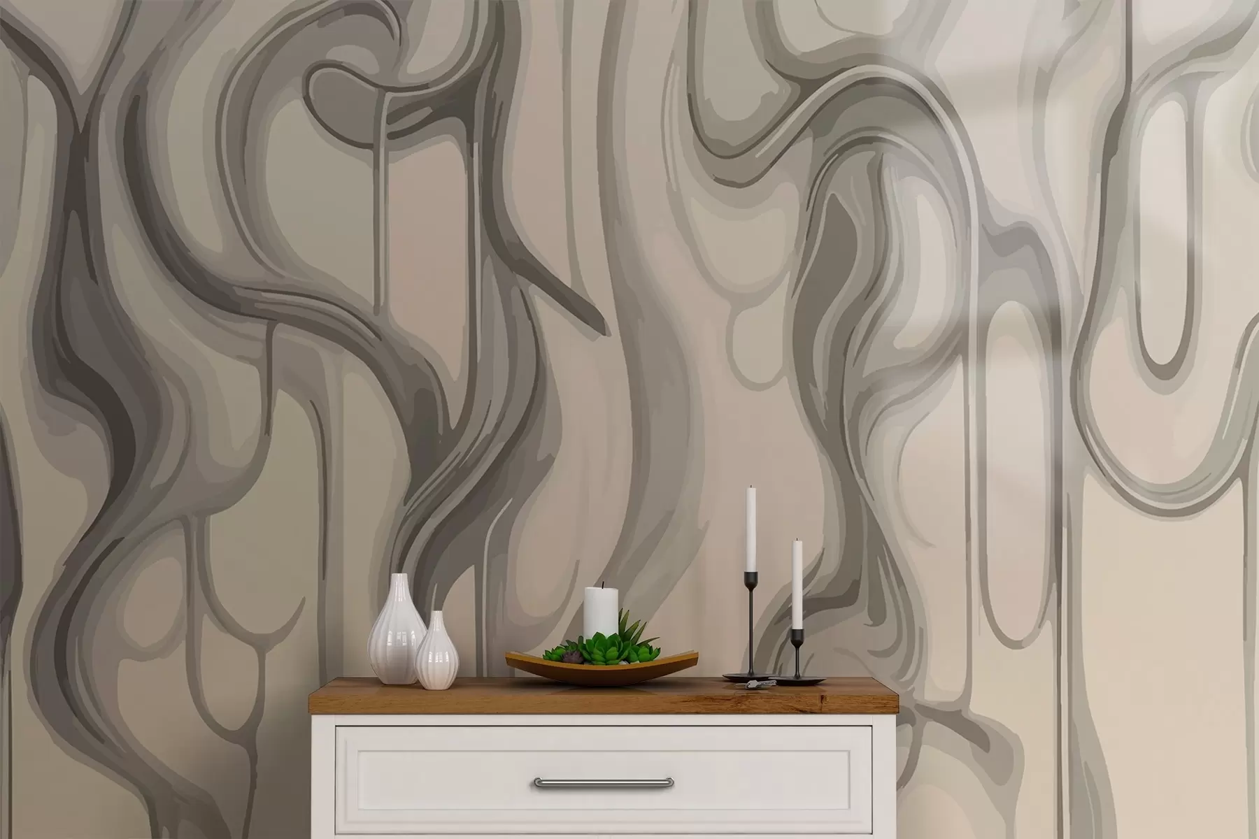 Шпалери Абстрактні лінії w02421