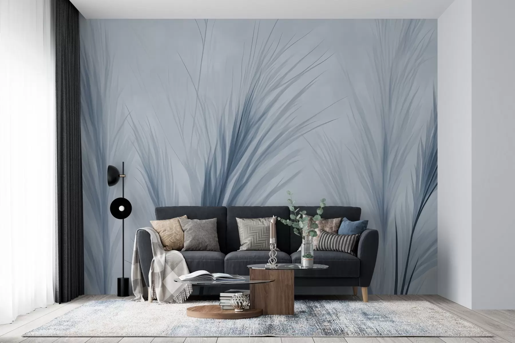 Шпалери Намальовані розкішні колоски w02506v1