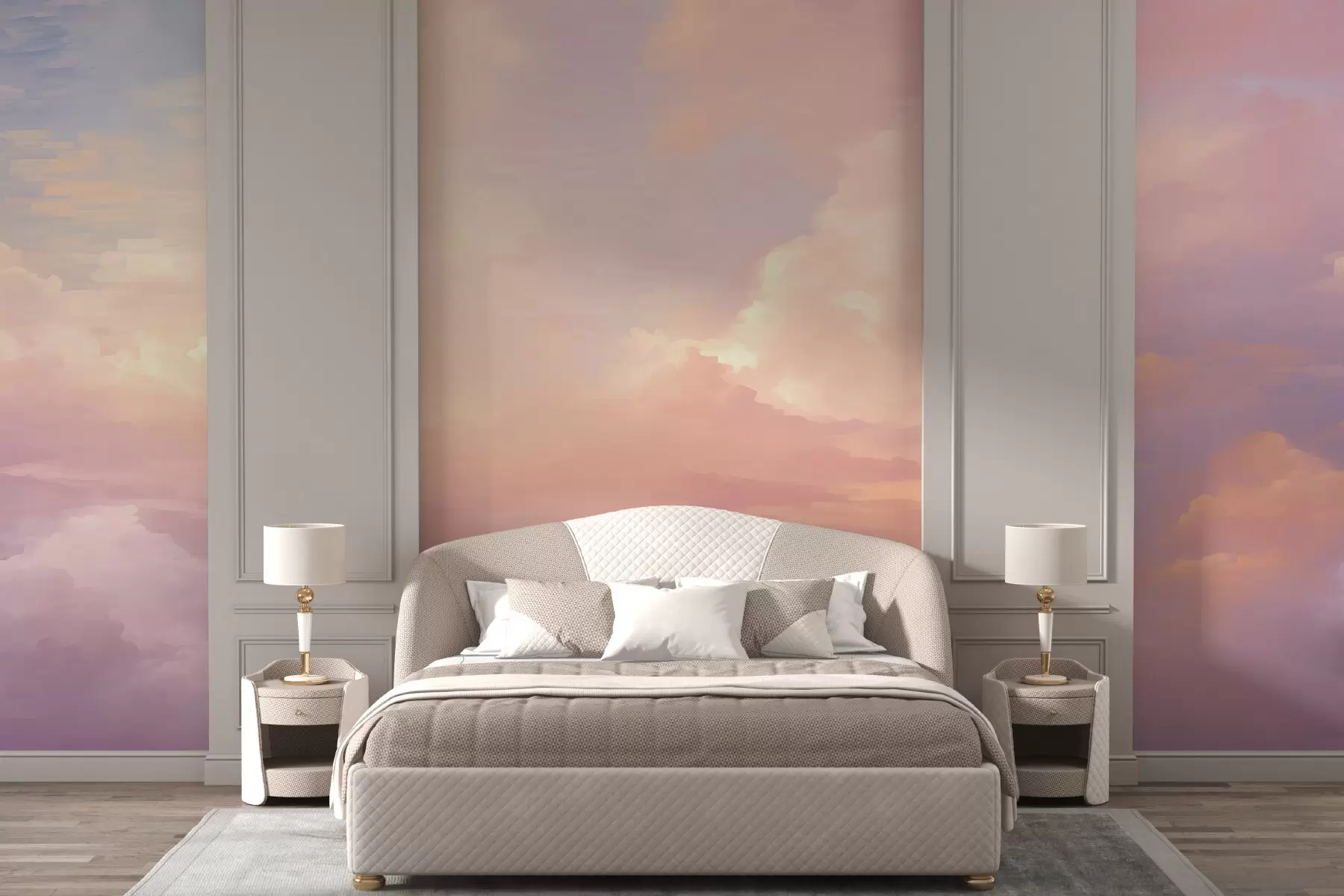 Шпалери Яскравий захід сонця w02605