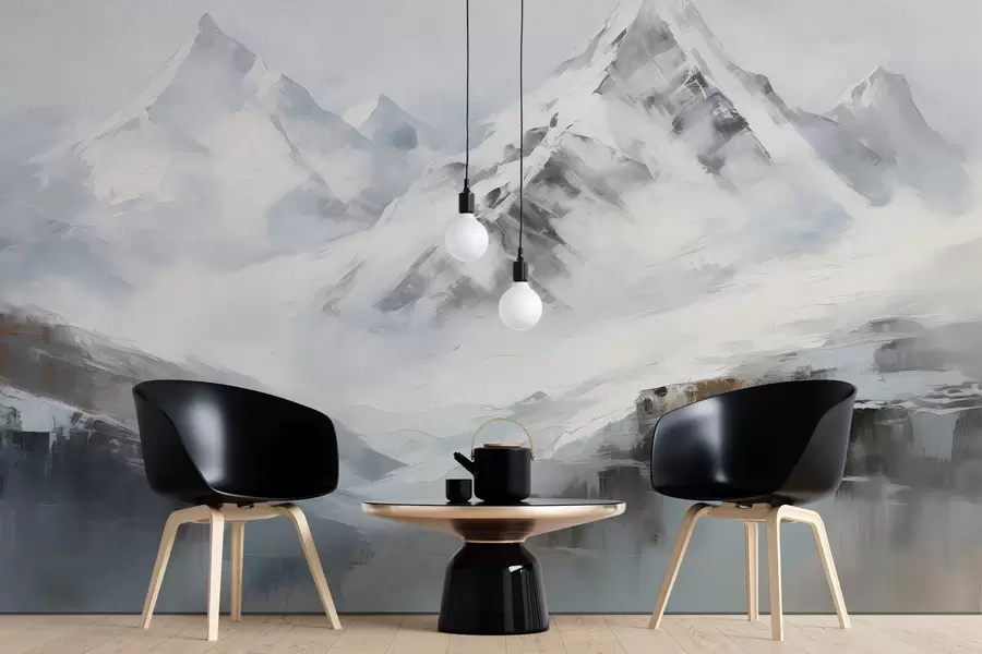 Шпалери Стилізовані гори w02681