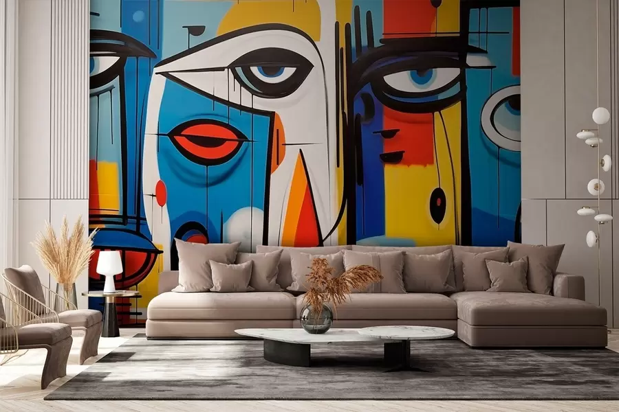 Шпалери Абстрактний портрет w02698