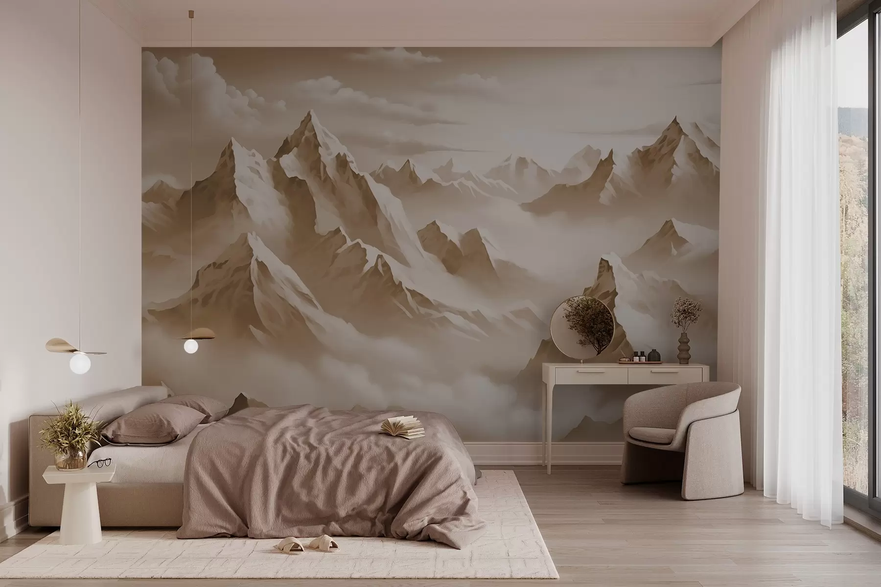 Шпалери Гірський пейзаж w02862v1