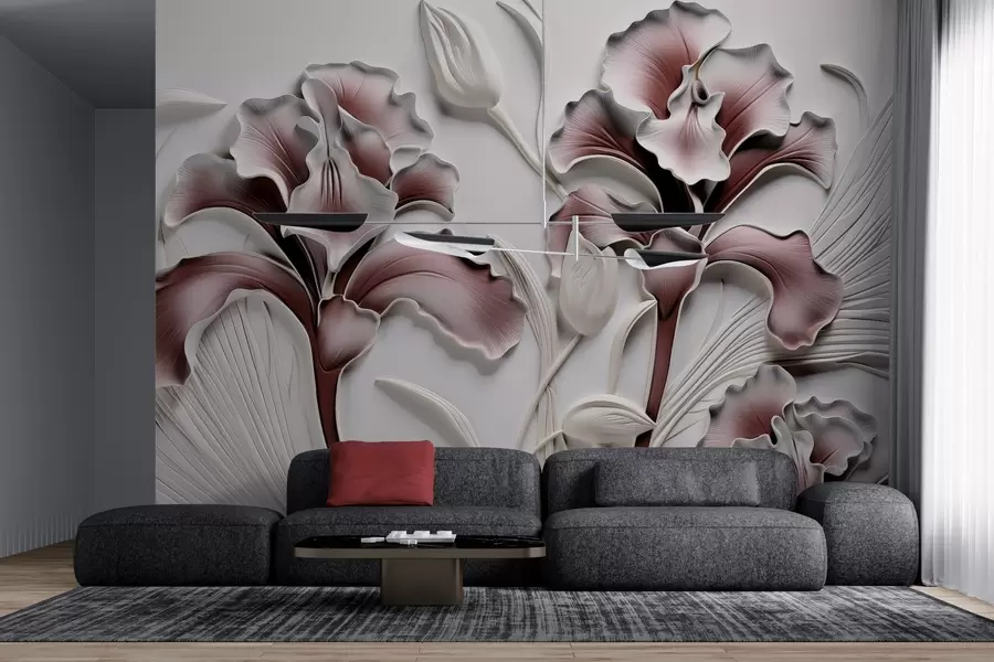 Шпалери Об'ємне ліплення райдужної оболонки w02970v1