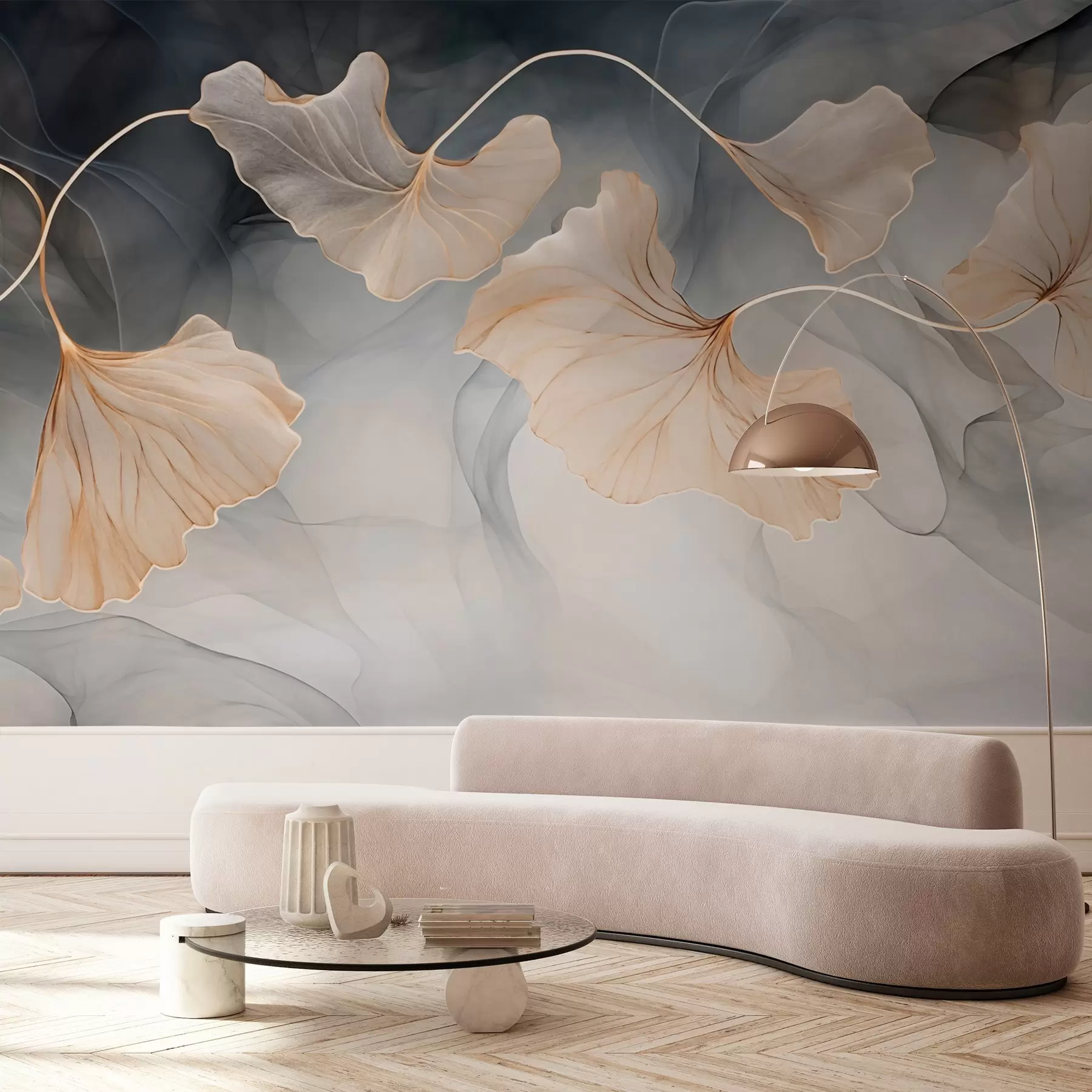 Шпалери Абстрактне зображення гінкго w03511