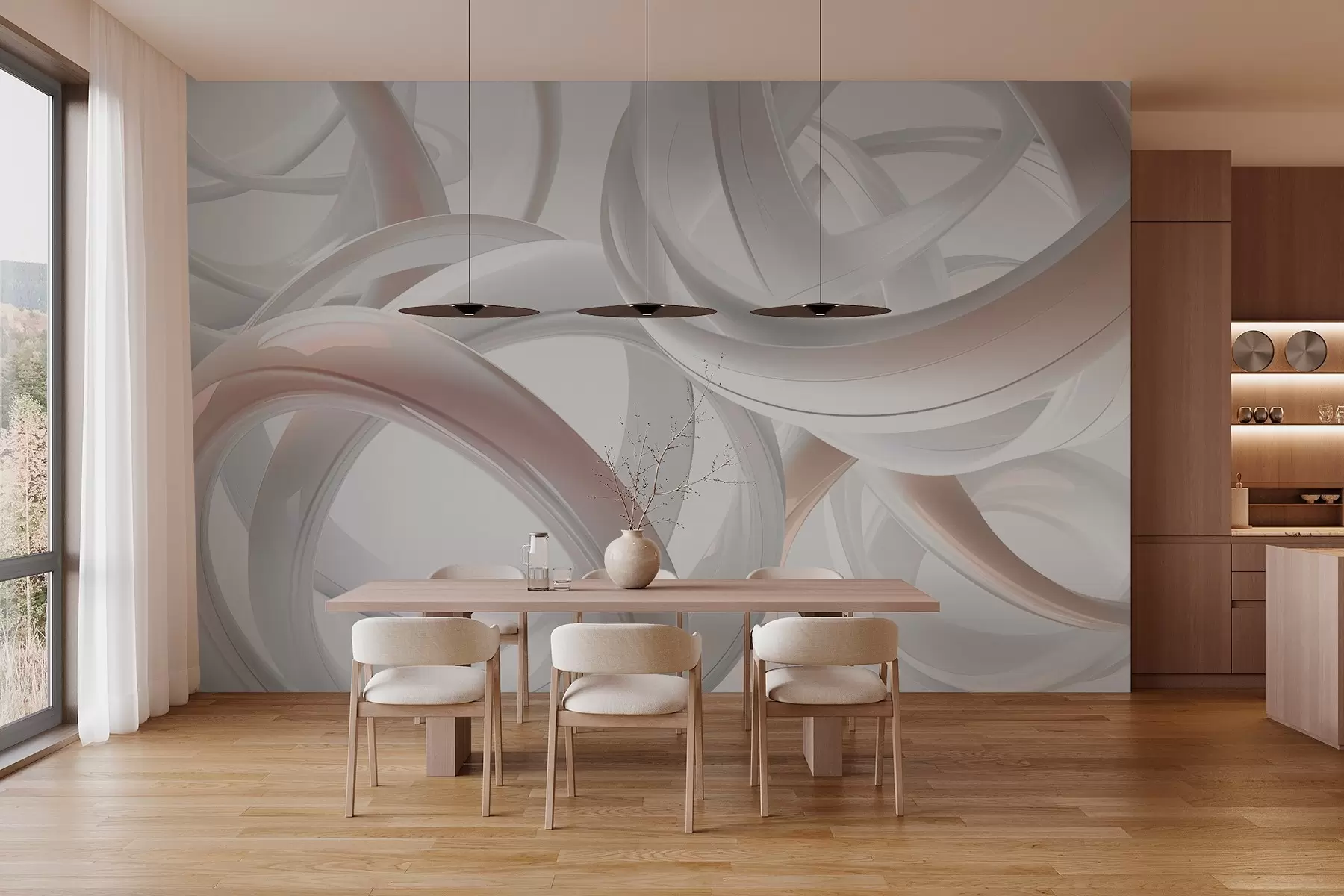 Шпалери Абстрактна фігура w03674v1