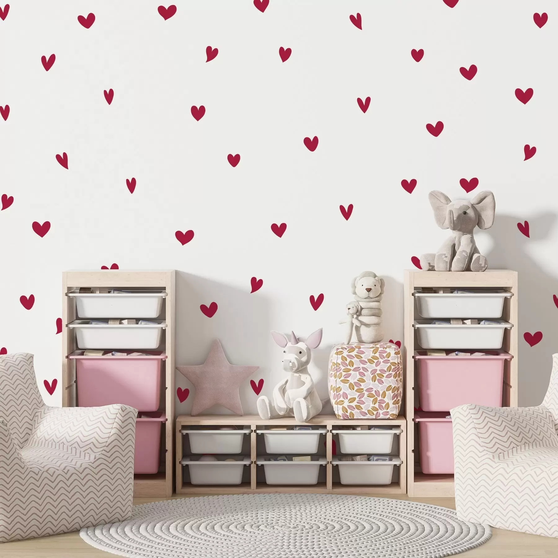 Шпалери Багато червоних сердець n00077