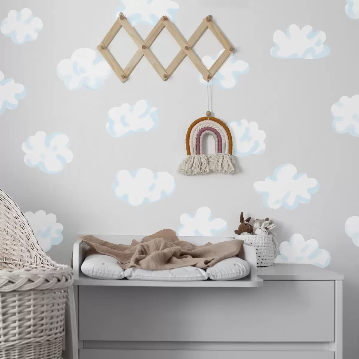 Наклейки Білі хмари n00078