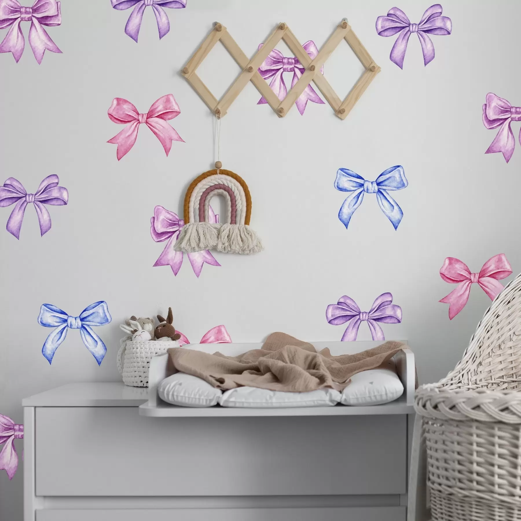 Шпалери Банти в рожевих відтінках n00082