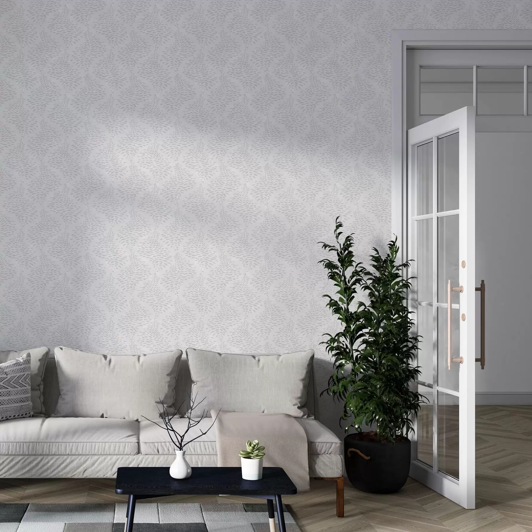 Шпалери Абстрактний квітковий мінімалізм a00144