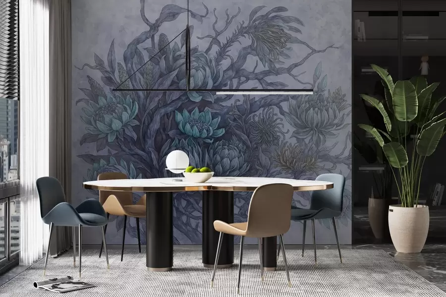 Шпалери Примхливі квіти w03975v1