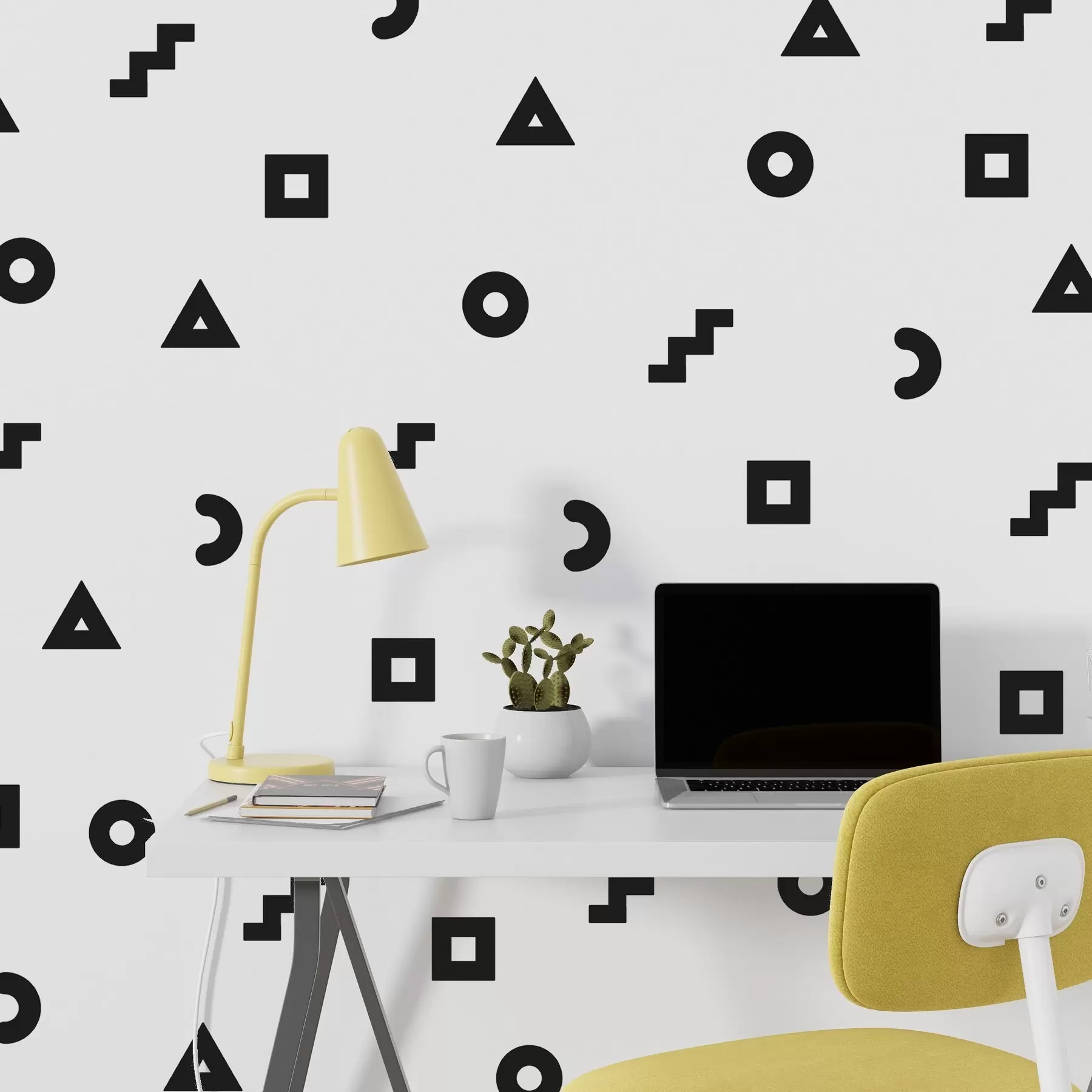 Шпалери Абстрактні геометричні фігури n00110