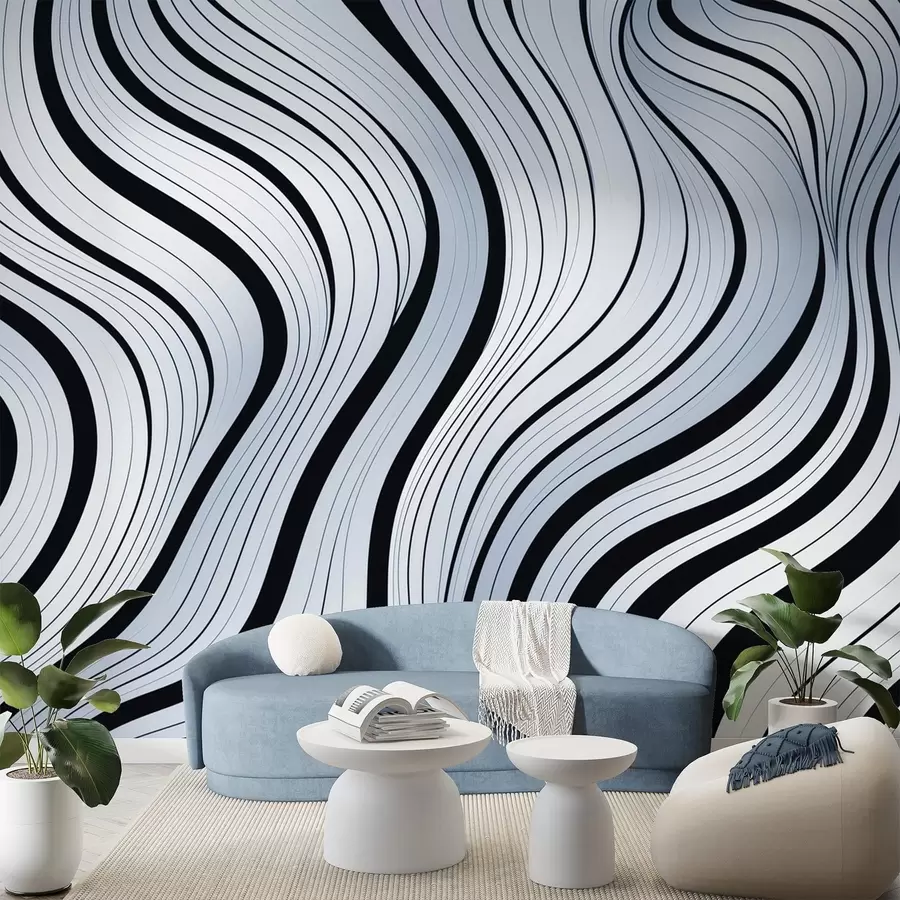 Шпалери Абстрактні хвилі w04022v1