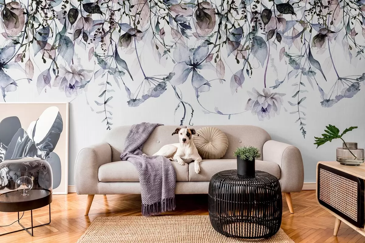 Шпалери Розкидані квіти w09170v1