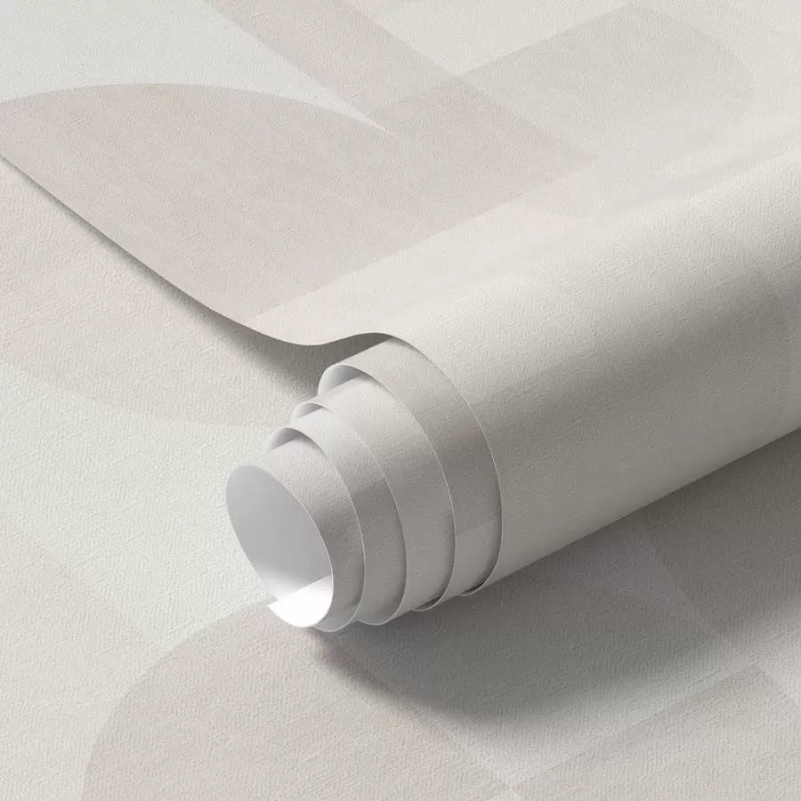 Шпалери Мінімалістична геометрія у світло-кремовій палітрі a00189