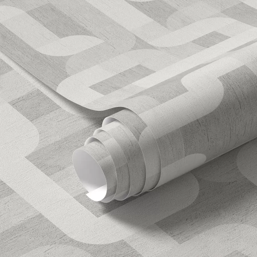 Шпалери Сучасний графічний візерунок з вигнутими лініями a00190