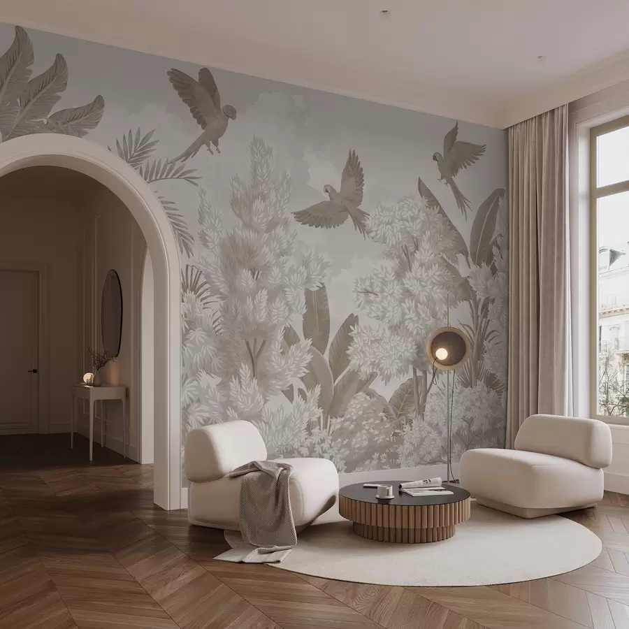 Шпалери Папуги в джунглях w04105v1