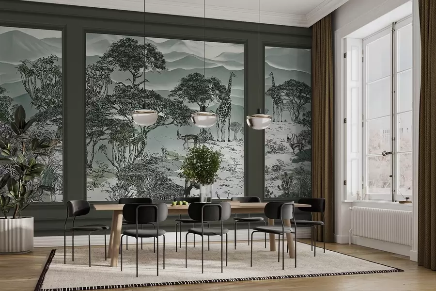 Шпалери Африканські тварини w09230v1