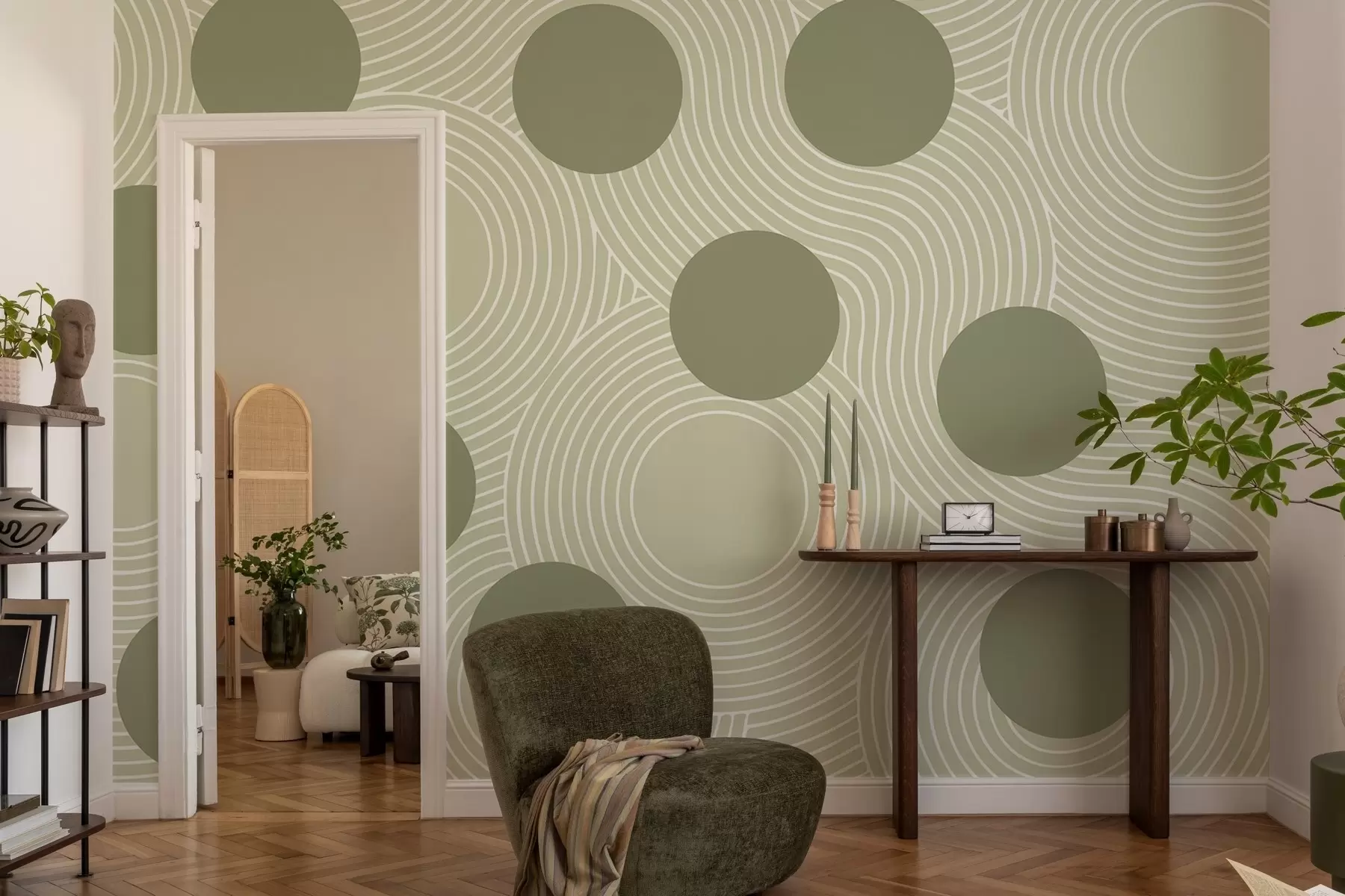 Шпалери Геометрична гармонія w04185v2