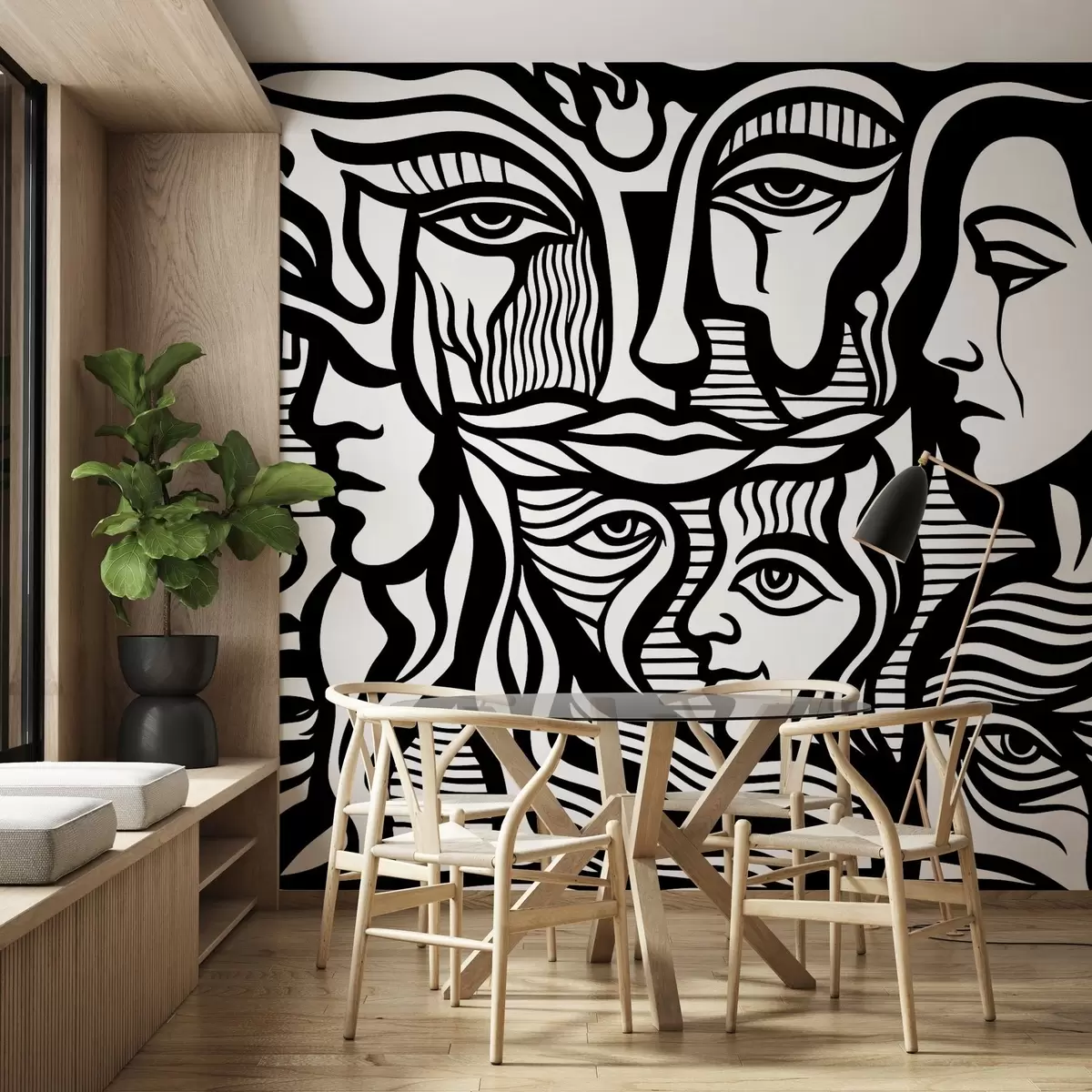 Шпалери Абстрактна анатомія w04191