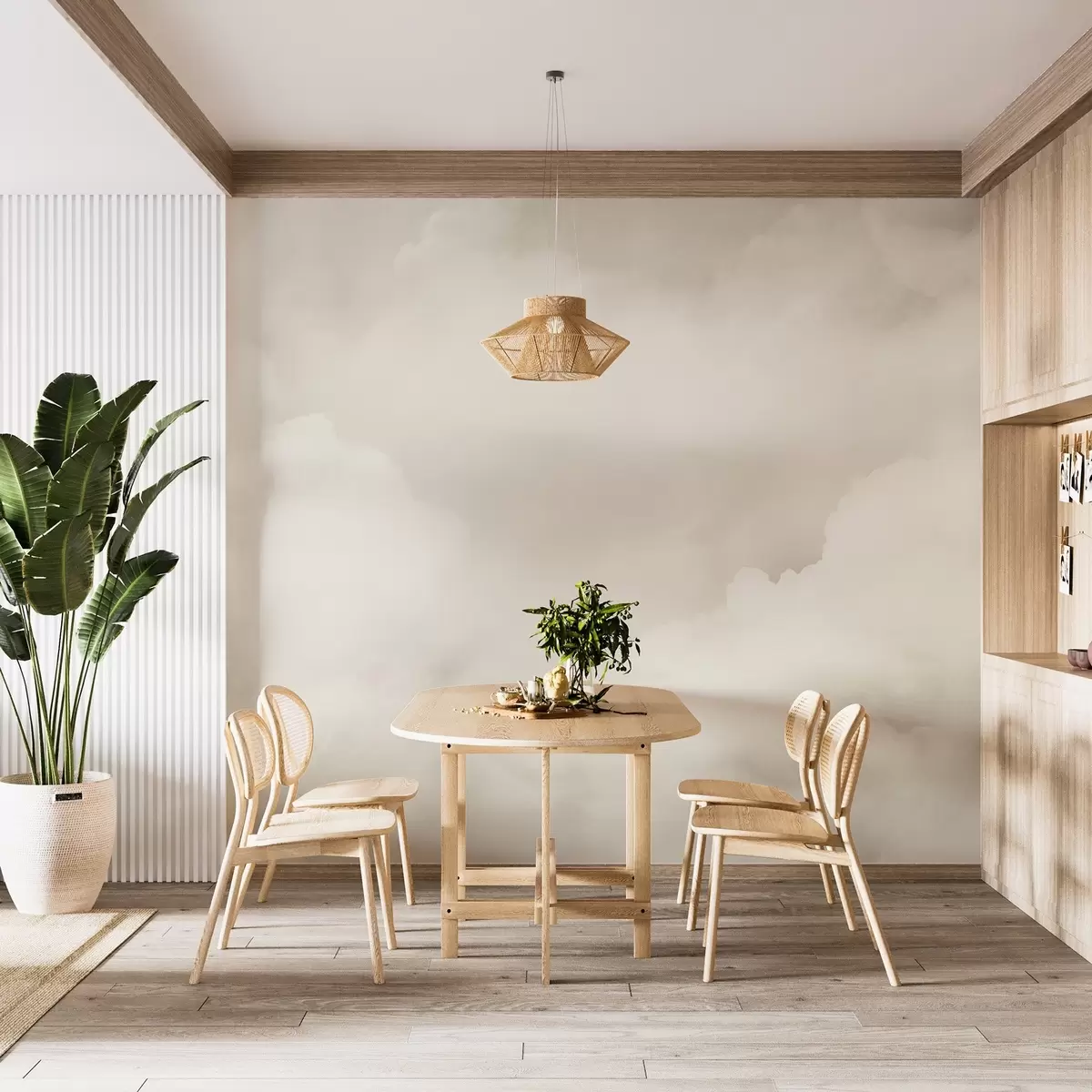 Шпалери М'які хмари w04224