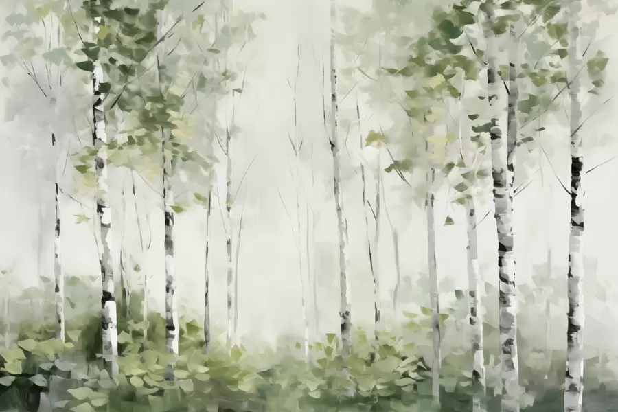 Шпалери Малюнок, що імітує листяний ліс w04234