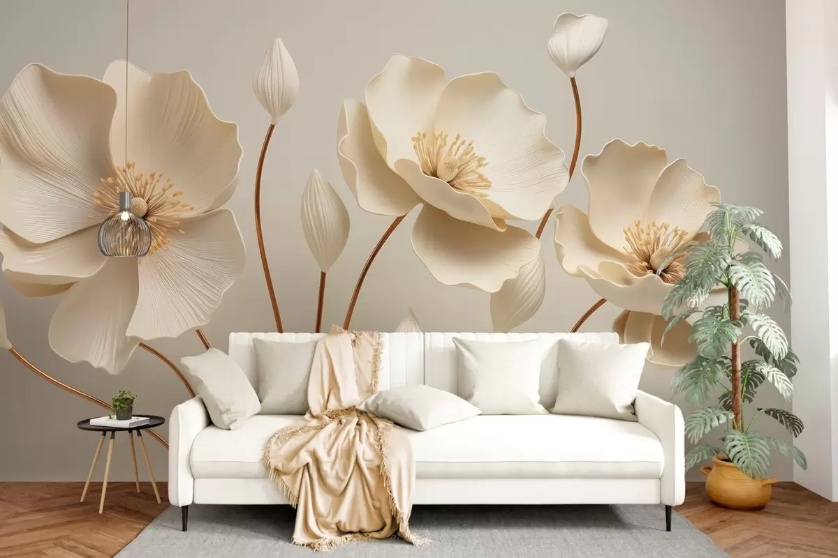 Шпалери Витончені квіти w04248