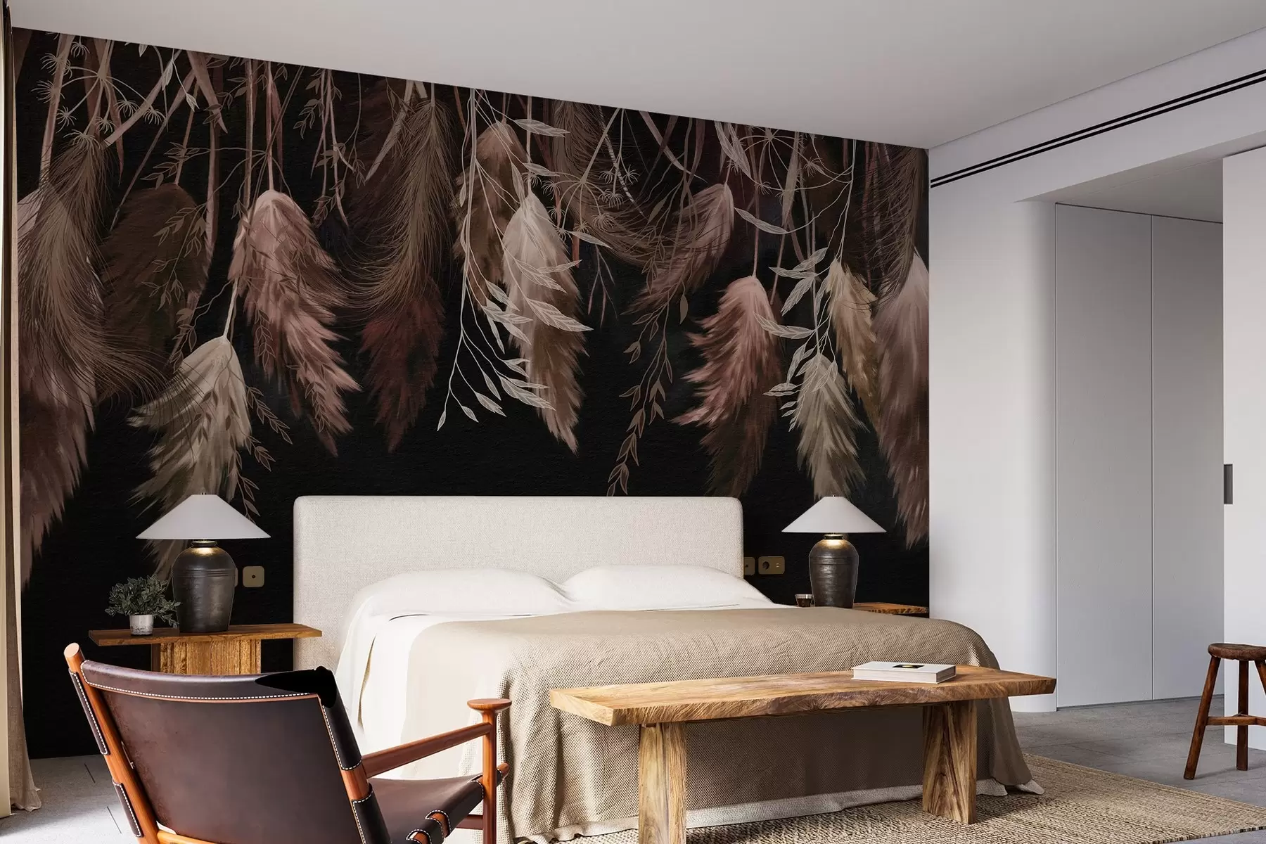 Шпалери Цвітіння сухоцвітів w04253v1