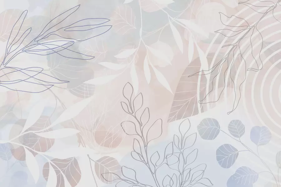 Шпалери Абстракція рослин w04297