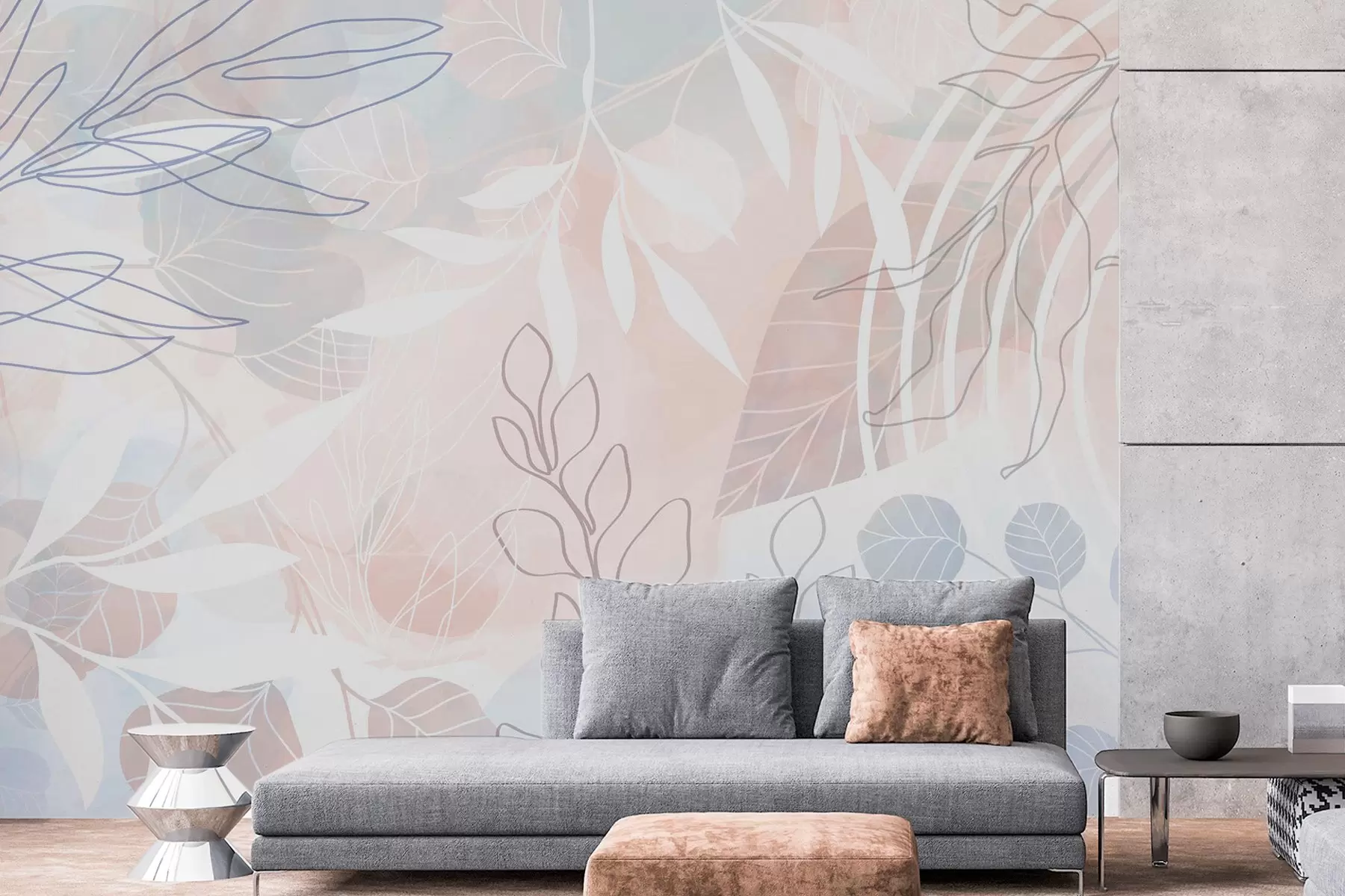 Шпалери Абстракція рослин w04297