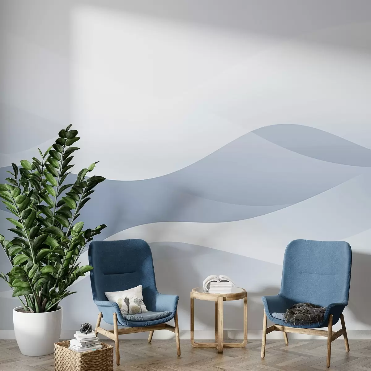 Шпалери Абстрактні хвилі w04288