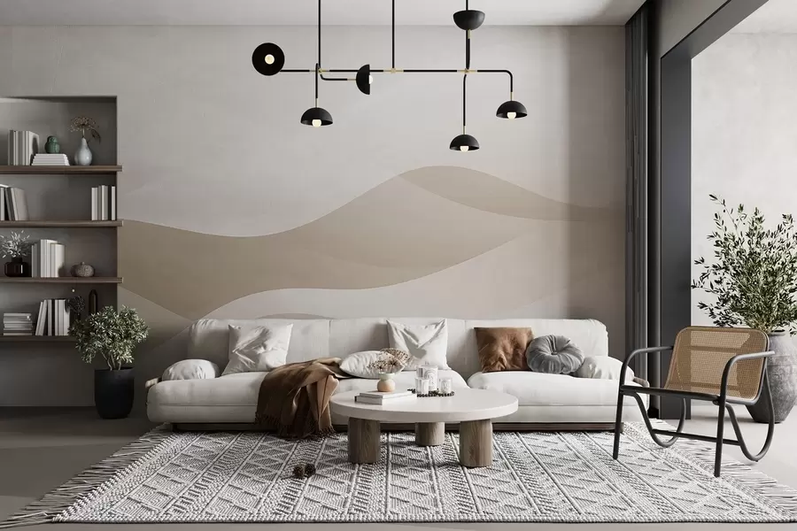 Шпалери Абстрактні хвилі w04288v2