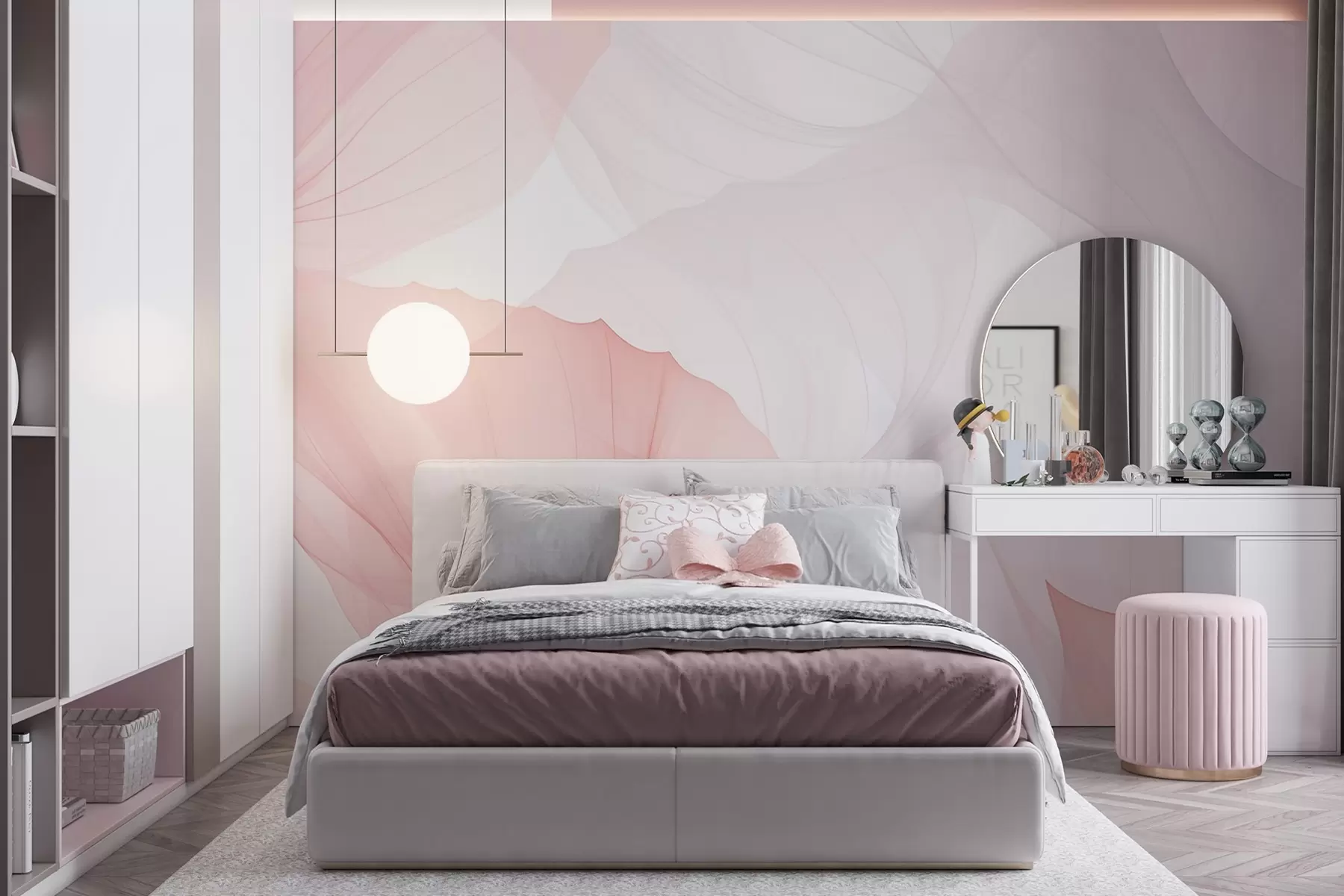 Шпалери Прозорі пелюстки w04290v1