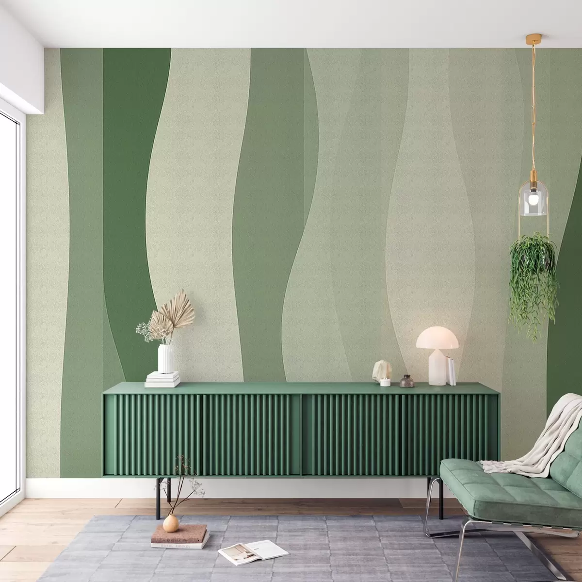 Шпалери Вертикальний градієнт рідини w04219